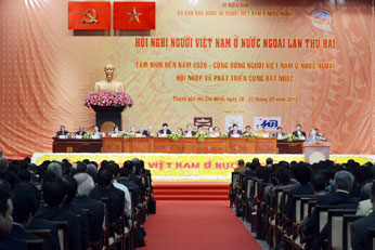 ໄຂກອງປະຊຸມ ຊາວຫວຽດນາມອາໄສຢູ່ຕ່າງປະເທດ ຄັ້ງທີ່ 2